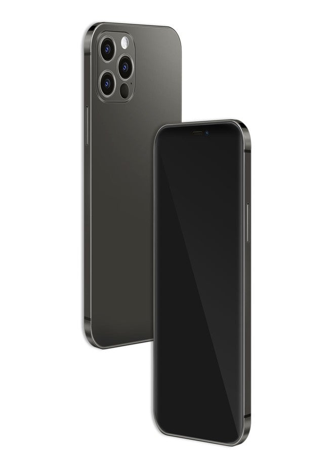 Mearar without Logo - Non Working Replica 1:1 Phone Dummy Display Phone Model for Phone 12 Pro / 12 Pro Max Fake Model Toy (Grey Blackscreen, 6.1inches) - Image 1